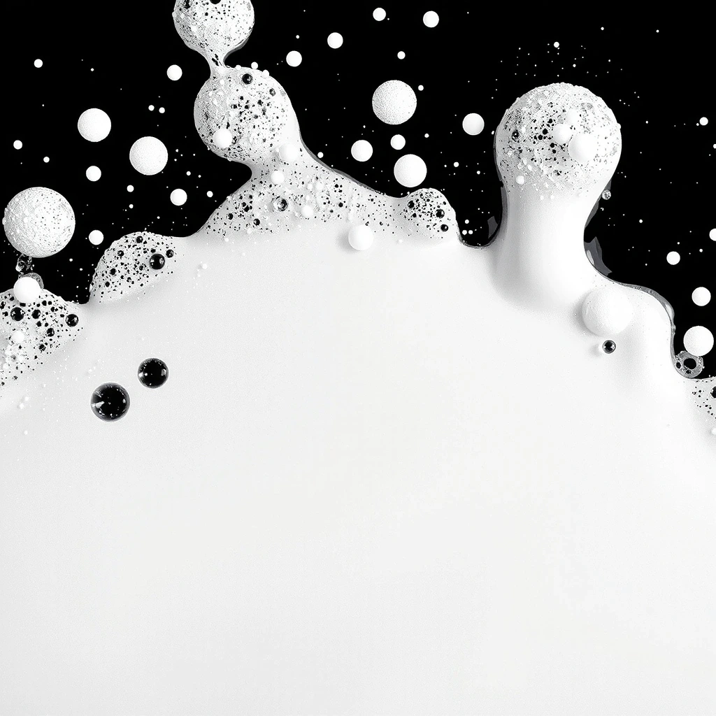 Abstract cleaning foam texture